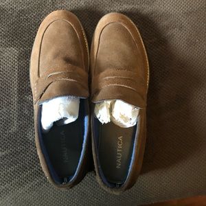 Brown Suede Nautica Loafer. Great condition